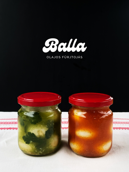 Balla - olajos fürjtojás (1 üveg)